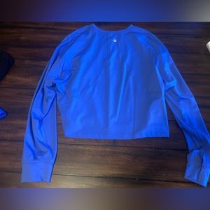 Lululemon long sleeve crop top